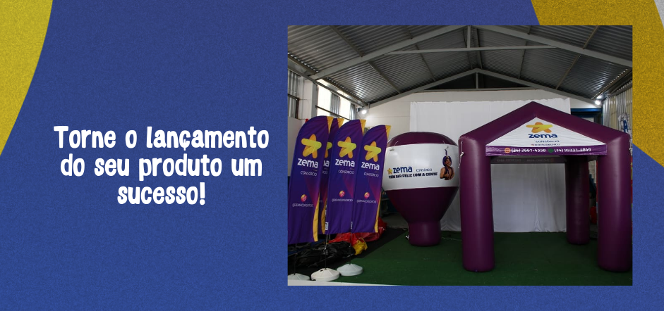 Windbanner e infláveis